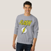 The Flash Naam & Bliksemschicht Logo Trui (Voorkant volledig)