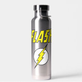 The Flash Naam & Bliksemschicht Logo Waterfles (Links)