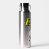 The Flash Naam & Bliksemschicht Logo Waterfles (Voorkant)