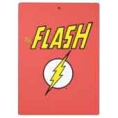 The Flash Name & Lightning Bolt Logo Klembord (Achterkant)