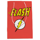 The Flash Name & Lightning Bolt Logo Medium Cadeauzakje (Voorkant)