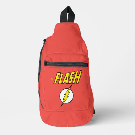 The Flash Name & Lightning Bolt Logo Sling Bag (Voorkant)