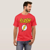 The Flash Name & Lightning Bolt Logo T-shirt (Voorkant volledig)