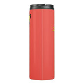 The Flash Name & Lightning Bolt Logo Thermosbeker (Achterkant)