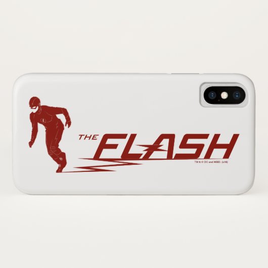 The Flash | Superheldennaamlogo Case-Mate iPhone Case (Achterkant (horizontaal))