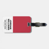 The Flash | TV-serie Logo Bagagelabel (Achterkant horizontaal)