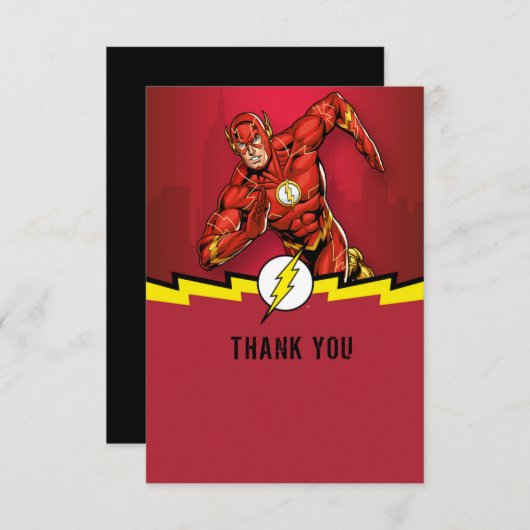 The Flash Verjaardag Bedankt (Voorkant / Achterkant)