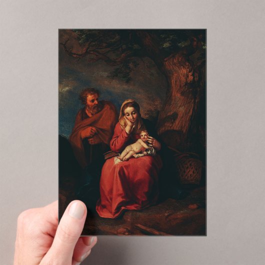 The Flight into Egypt by Abraham Bloemaert Acryl Uitnodigingen (Insitu (Draagbaar))