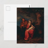 The Flight into Egypt by Abraham Bloemaert  Briefkaart (Voorkant / Achterkant)