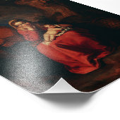 The Flight into Egypt by Abraham Bloemaert  Foto Afdruk (Hoek)