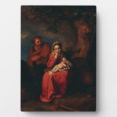 The Flight into Egypt by Abraham Bloemaert Fotoplaat (voorkant)