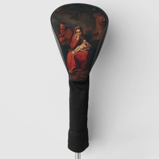 The Flight into Egypt by Abraham Bloemaert Golfheadcover (Voorkant)