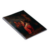 The Flight into Egypt by Abraham Bloemaert Notitieboek (Rechterzijde)