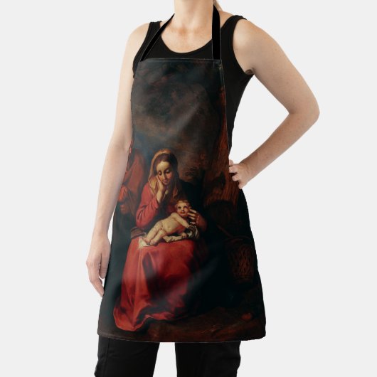 The Flight into Egypt by Abraham Bloemaert  Schort (Insitu)