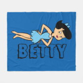 The Flintstones | Betty Rubble Fleece Deken (Voorkant (Horizontaal))