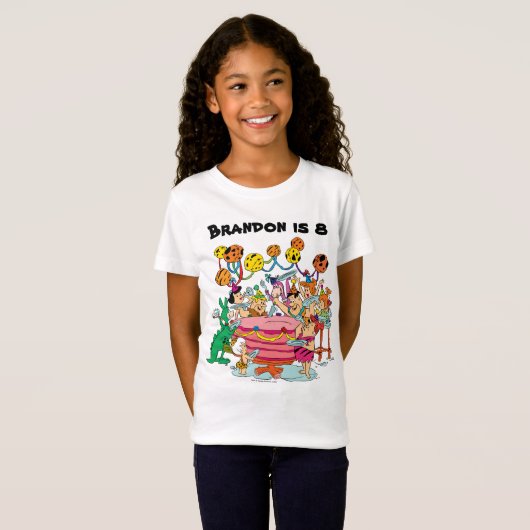 The Flintstones | Birthday Party T-shirt (Voorkant volledig)