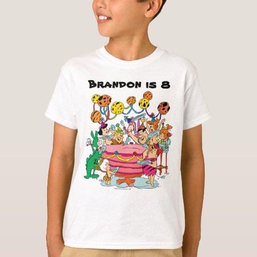 The Flintstones | Birthday Party T-shirt (Voorkant)