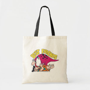 The Flintstones   Fred & Dino - Best Friends Tote Bag