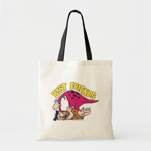 The Flintstones | Fred & Dino - Best Friends Tote Bag (Voorkant)