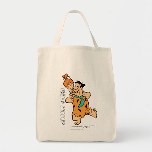 The Flintstones | Fred & Pebbles Flintstone Tote Bag (Voorkant)