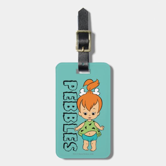 The Flintstones | Pebbles Flintstone Bagagelabel (Voorkant verticaal)
