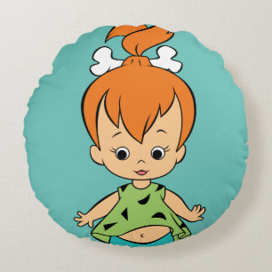 The Flintstones   Pebbles Flintstone Rond Kussen