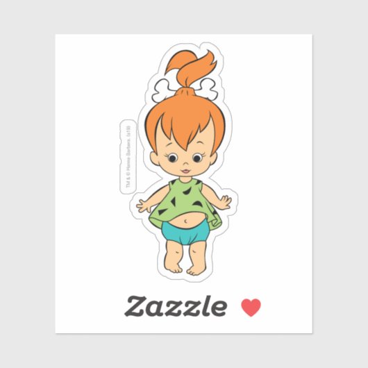 The Flintstones | Pebbles Flintstone Sticker (Vel)