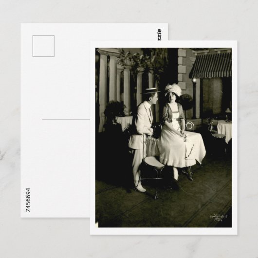 The Flirting Princess, 1911,  Briefkaart (Voorkant / Achterkant)