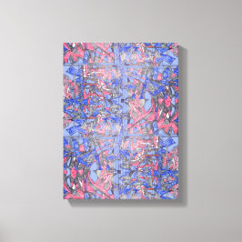 The Floating Garden Contemporary Abstract Piece Canvas Afdruk