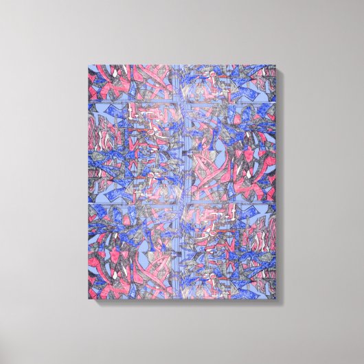 The Floating Garden Contemporary Abstract Piece Canvas Afdruk (Voorkant)