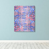 The Floating Garden Contemporary Abstract Piece Canvas Afdruk (Insitu (Houten vloer))