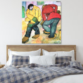 The Floor Polishers, 1911 Canvas Afdruk (Insitu (Slaapkamer))