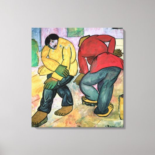 The Floor Polishers, 1911 Canvas Afdruk (Voorkant)