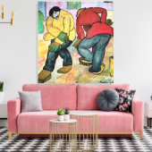 The Floor Polishers, 1911 Canvas Afdruk (Insitu (Woonkamer))