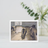 The Floor Scrapers by Gustave Caillebotte Briefkaart (Staand voorkant)