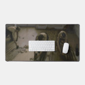 The Floor Scrapers by Gustave Caillebotte Bureaumat (Keyboard & Muis)