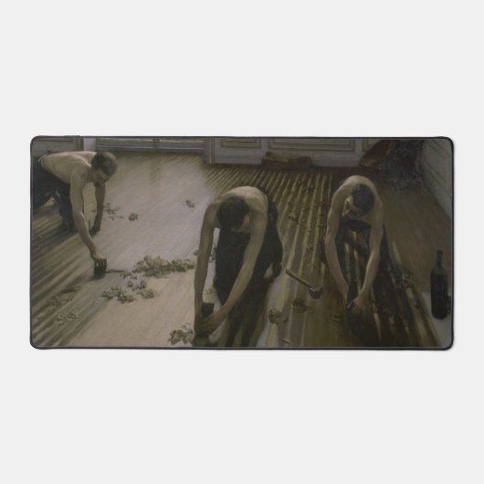 The Floor Scrapers by Gustave Caillebotte Bureaumat (Voorkant)