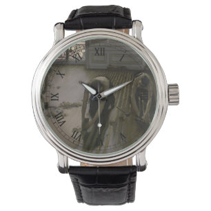 The Floor Scrapers by Gustave Caillebotte Horloge