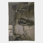 The Floor Scrapers by Gustave Caillebotte Theedoek (Verticaal)