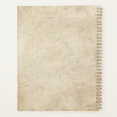 The "Flora's Fanfare" Carnation Planner (Achterkant)