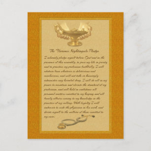 The Florence Nightingale Pledge Briefkaart