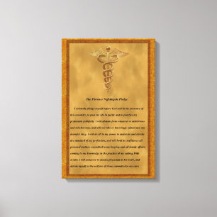 The Florence Nightingale Pledge Canvas Afdruk
