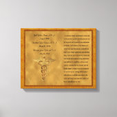 The Florence Nightingale Pledge Canvas Afdruk (Voorkant)