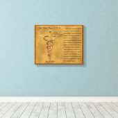 The Florence Nightingale Pledge Canvas Afdruk (Insitu (Houten vloer))