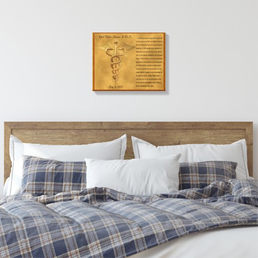 The Florence Nightingale Pledge Canvas Afdruk (Insitu (Slaapkamer))