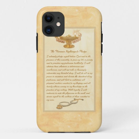 The Florence Nightingale Pledge Case-Mate iPhone Case (Achterkant)
