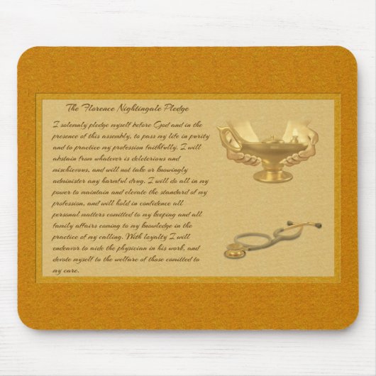 The Florence Nightingale Pledge Muismat (Voorkant)