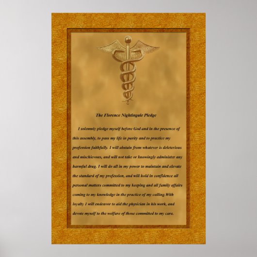 The Florence Nightingale Pledge Poster (Voorkant)