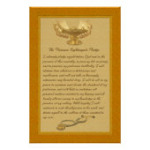 The Florence Nightingale Pledge Poster (Voorkant)