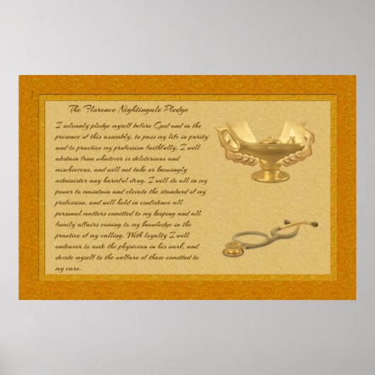 The Florence Nightingale Pledge Poster (Voorkant)